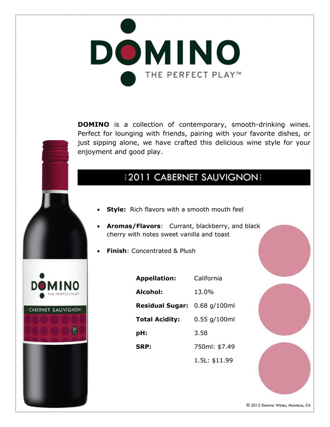 Domino 2011 Cab Sauv